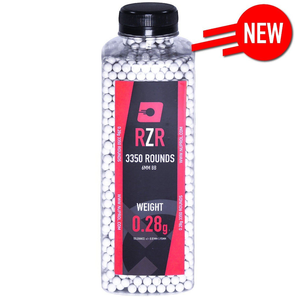 NUPROL RZR Airsoft BBs 0.28g – 3350R Bottle