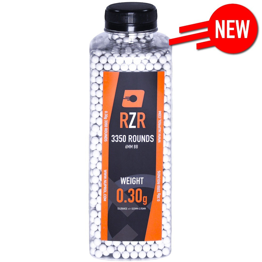 NUPROL RZR Airsoft BBs 0.30g – 3350R Bottle