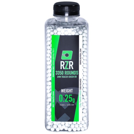 NUPROL RZR 0.25g Tracer Green – 3350 Round Bottle
