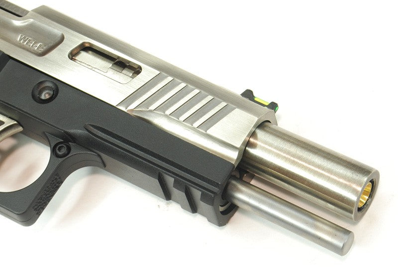 WE Hi-Capa 5.1 TREX Full-Auto GBB Pistol (Silver / Black) (N)