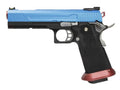 Armorer Works Custom Hi-Capa GBBP (Full Blue Slide – Red Barrel – AW-HX1105)