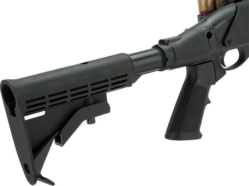 Golden Eagle M870 Tri-Shot Gas Pump Action Shotgun (Medium – Black – M8873 – V2) (I)