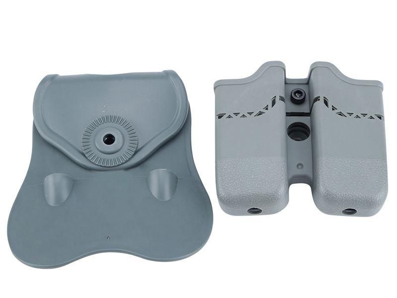Big Foot 17 Series Double Magazine Pouch - Grey (I)