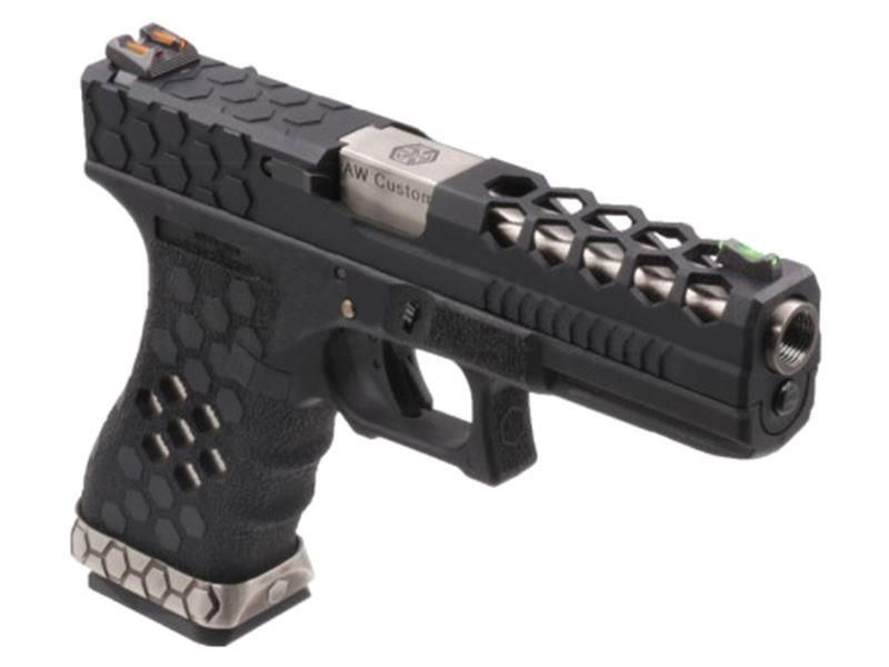 Armorer Works Custom Hex Cut GBB (AW-VX0201 – Black)  (I)