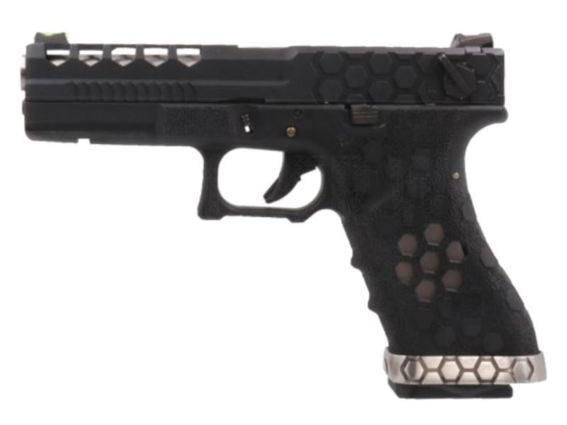 Armorer Works Custom Hex Cut GBB (AW-VX0201 – Black)  (I)