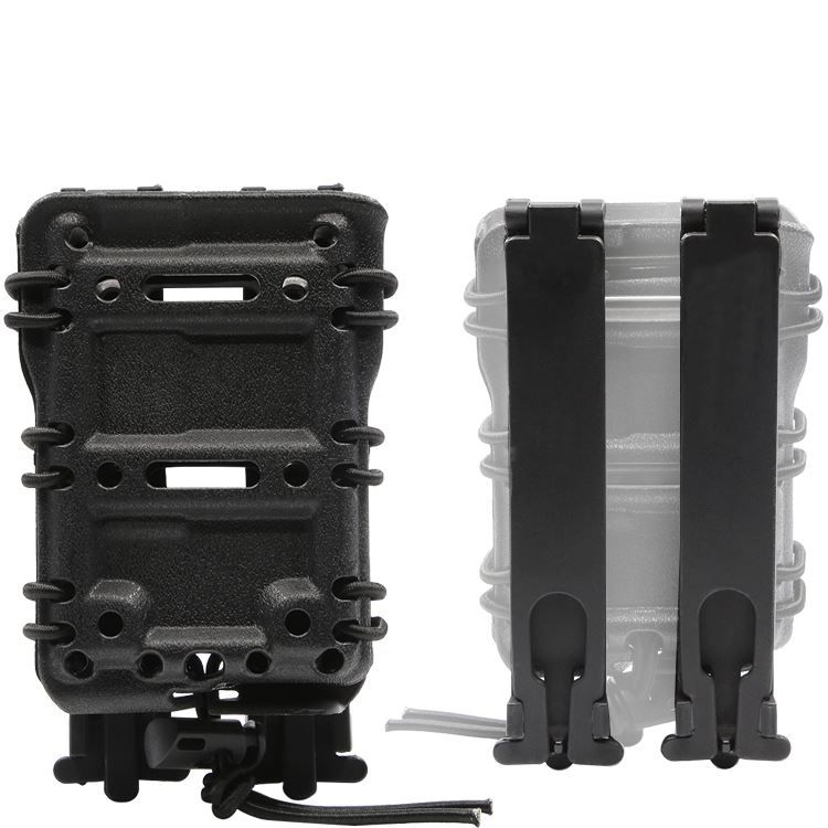 Big Foot 5.56 Magazine Pouch (Black) (Polymer - Adjustable Elasticated Retention) (I)