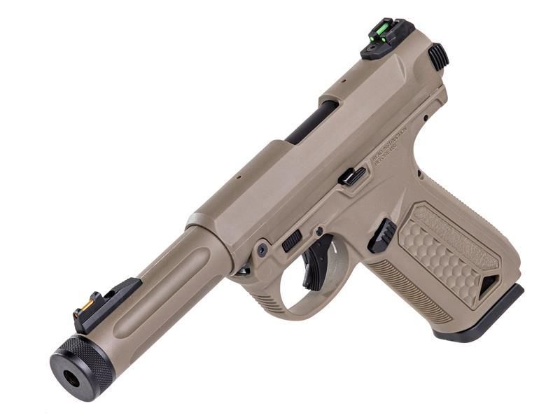 Action Army Ruger MKIV Gas Blowback Pistol (AAP01 - Tan) (I)