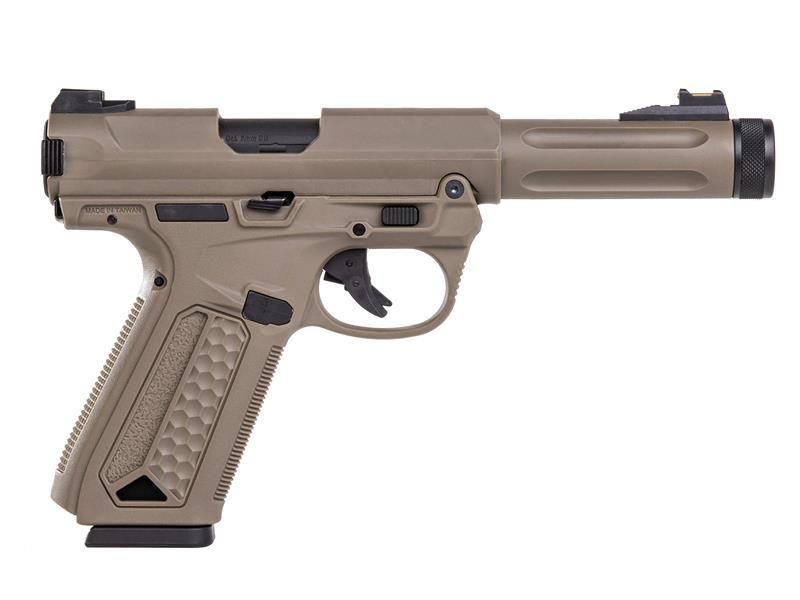 Action Army Ruger MKIV Gas Blowback Pistol (AAP01 - Tan) (I)