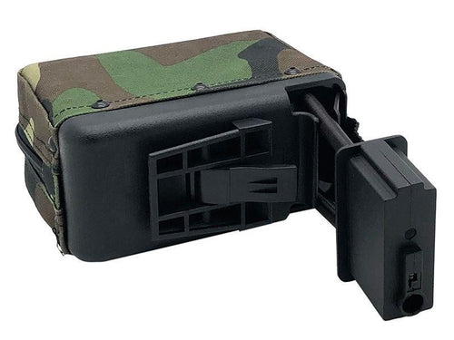 A&K M249/LMG Sound Control Box Magazine (1500 Rounds) (Camo) (I)