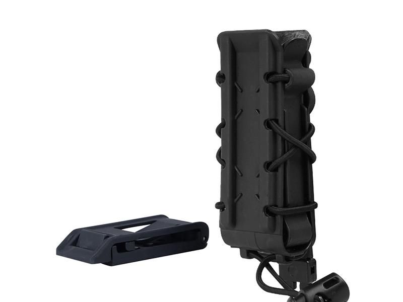 Big Foot 9mm Magazine Pouch (Polymer – Adjustable Elasticated Retention – Black) (I)