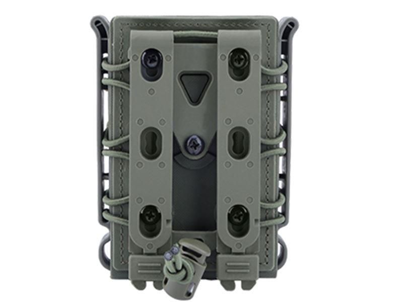 Big Foot M4/AK Fast Magazine Pouch (Polymer – Adjustable Elasticated Retention – OD) (I)