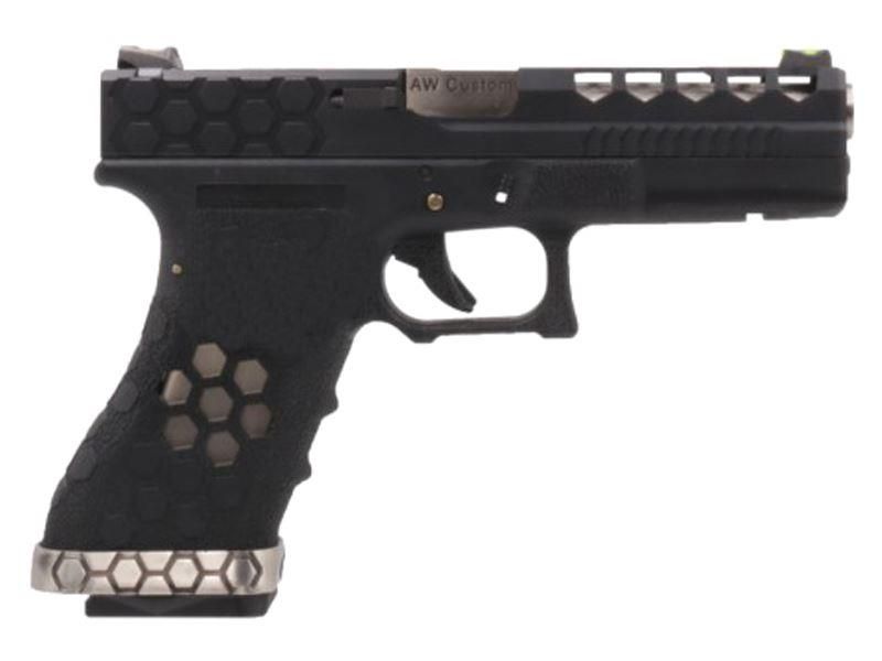 Armorer Works Custom Hex Cut GBB (AW-VX0201 – Black)  (I)