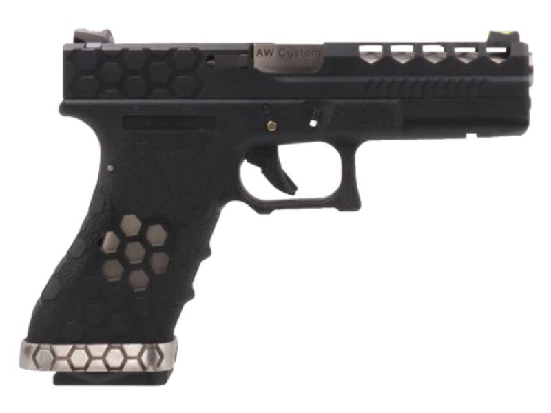 Armorer Works Custom Hex Cut GBB (AW-VX0201 – Black)  (I)