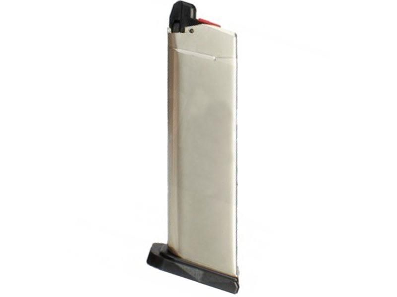 Armorer Works Custom Hex-Cut Gas Magazine (AW-VXMG02 – 25 Rounds – Silver)