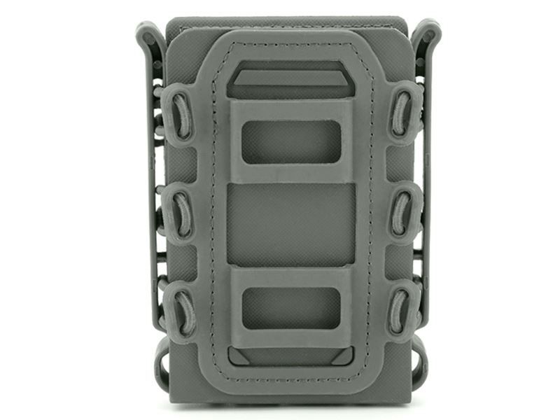 Big Foot M4/AK Fast Magazine Pouch (Polymer – Adjustable Elasticated Retention – OD) (I)