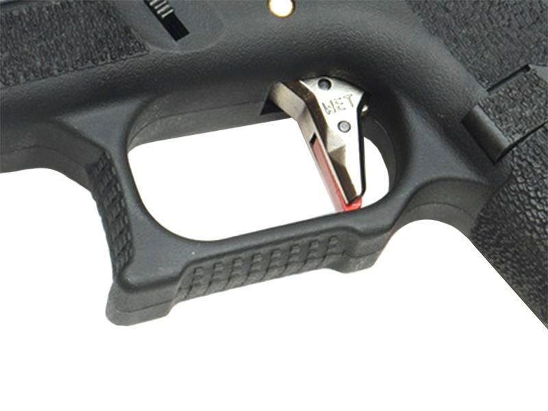 WE Custom 34 Series Pistol (Black Slide and Silver Barrel - Black) (I)
