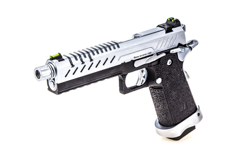 Vorsk Hi-Capa 5.1 GBB Pistol (Silver / Black) (N)