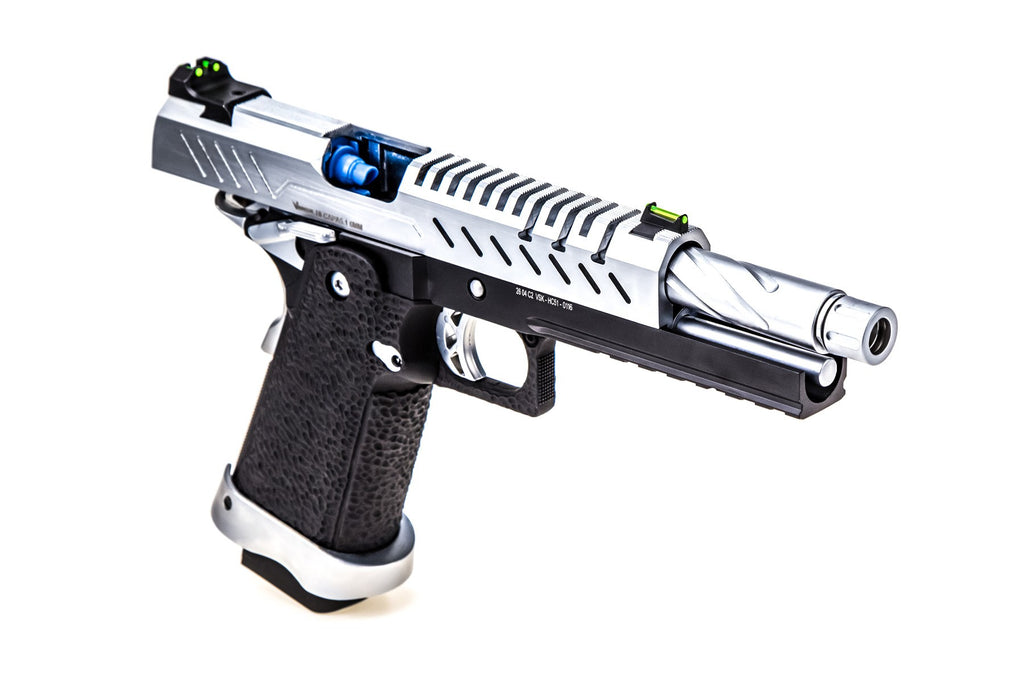 Vorsk Hi-Capa 5.1 GBB Pistol (Silver / Black) (N)