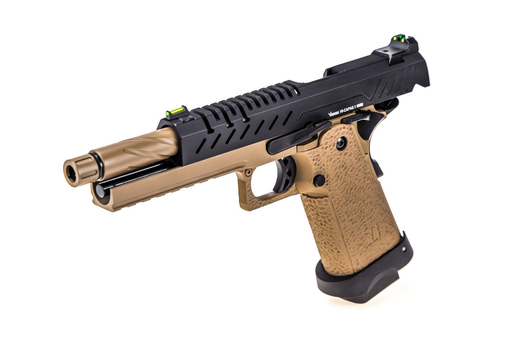 Vorsk Hi-Capa 5.1 GBB Pistol (Black / Tan) (N)