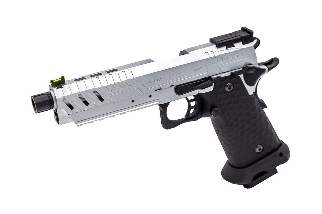Vorsk Hi-Capa CS Vengeance 5.1 GBB Pistol (Silver / Black) (N)