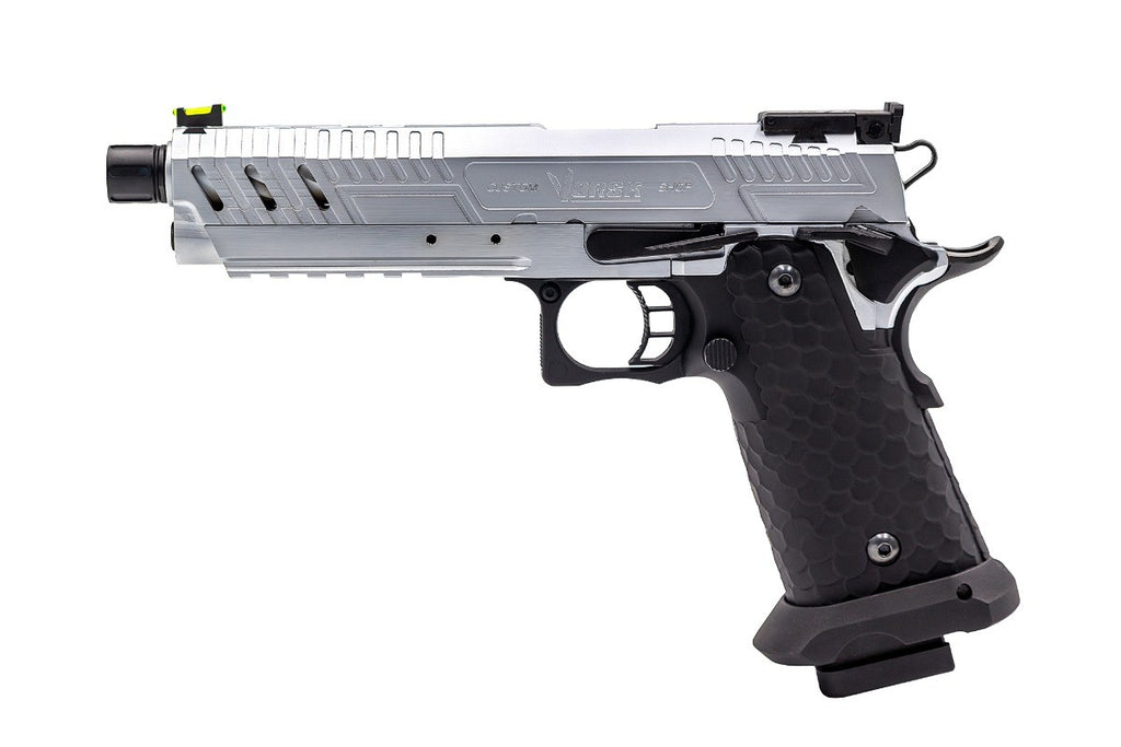 Vorsk Hi-Capa CS Vengeance 5.1 GBB Pistol (Silver / Black) (N)