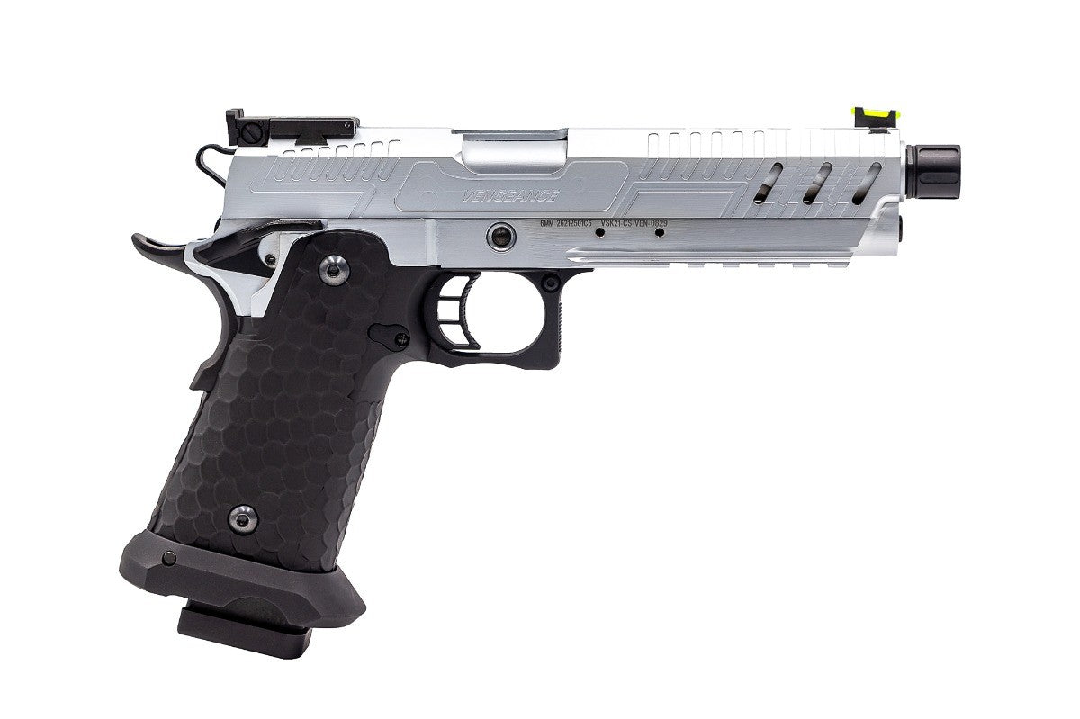 Vorsk Hi-Capa CS Vengeance 5.1 GBB Pistol (Silver / Black) (N)