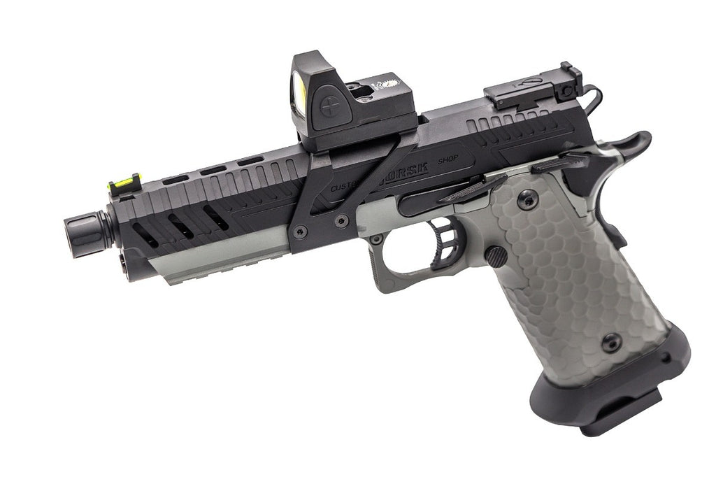 Vorsk Hi-Capa CS Vengeance 5.1 GBB Pistol (Black-Grey) + RDS