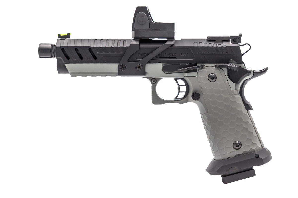 Vorsk Hi-Capa CS Vengeance 5.1 GBB Pistol (Black-Grey) + RDS