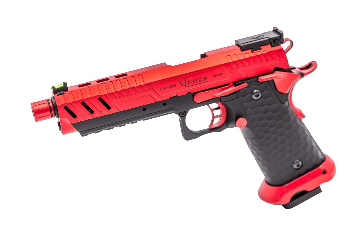 Vorsk Hi-Capa CS Vengeance 5.1 GBB Pistol (Red / Black) (N)