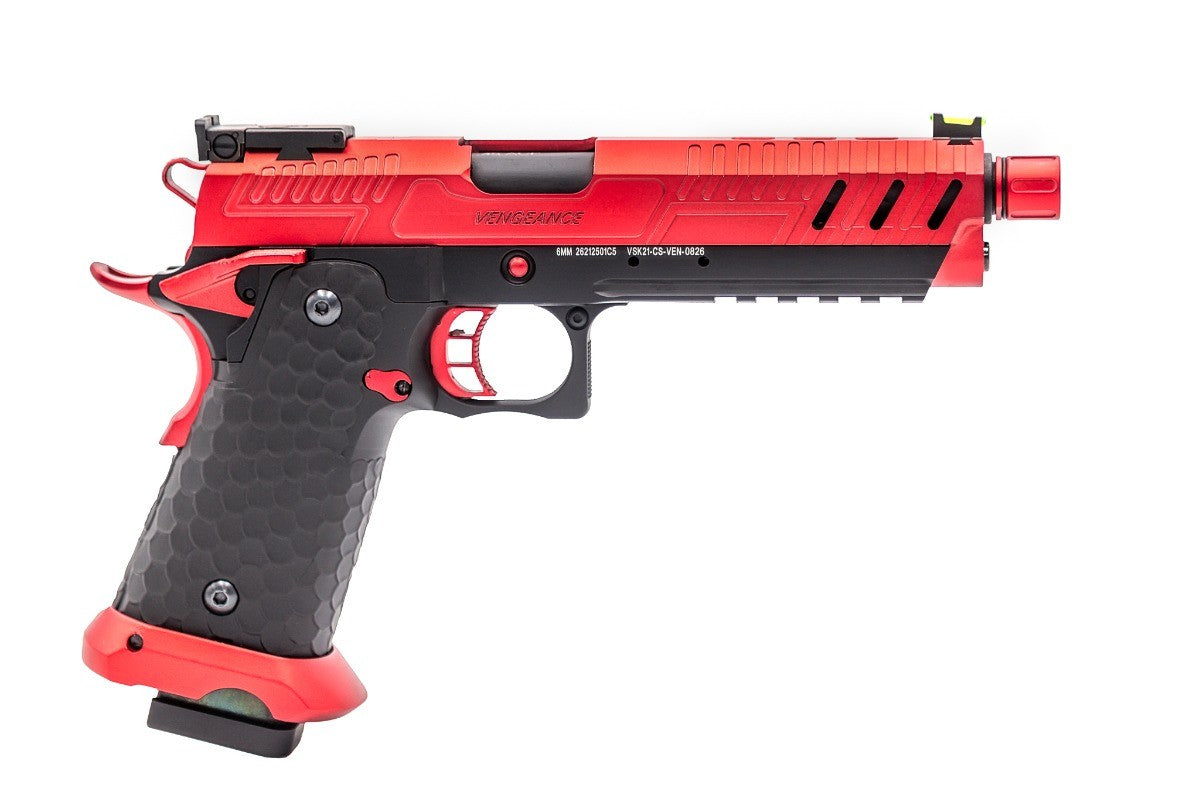 Vorsk Hi-Capa CS Vengeance 5.1 GBB Pistol (Red / Black) (N)