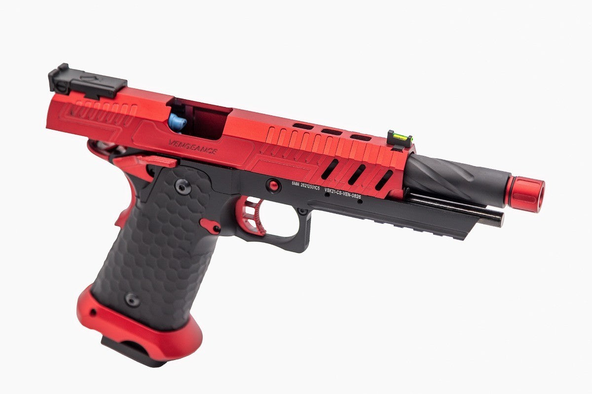 Vorsk Hi-Capa CS Vengeance 5.1 GBB Pistol (Red / Black) (N)