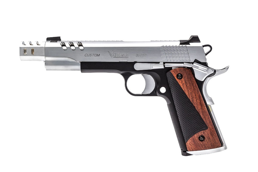 Vorsk CS Defender Pro GBB Pistol (Silver|Black) (Silver Barrel) (N)