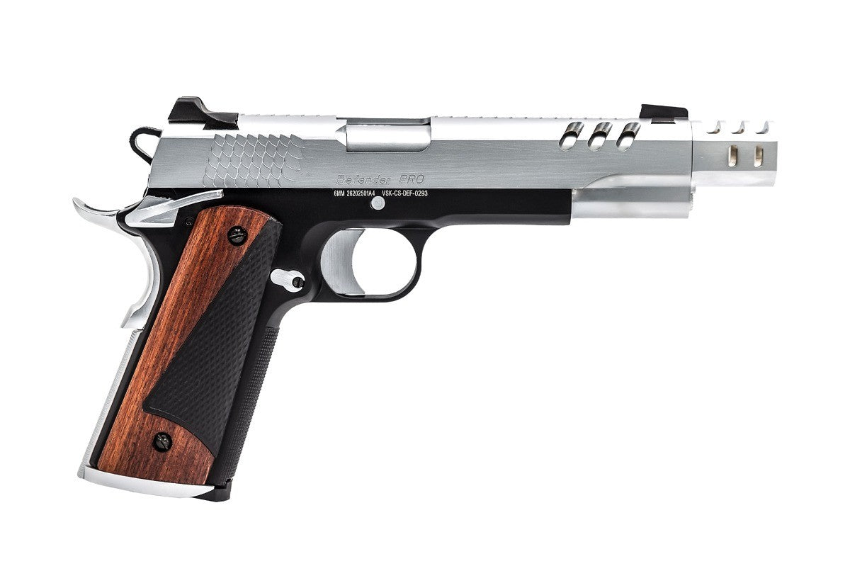 Vorsk CS Defender Pro GBB Pistol (Silver|Black) (Silver Barrel) (N)