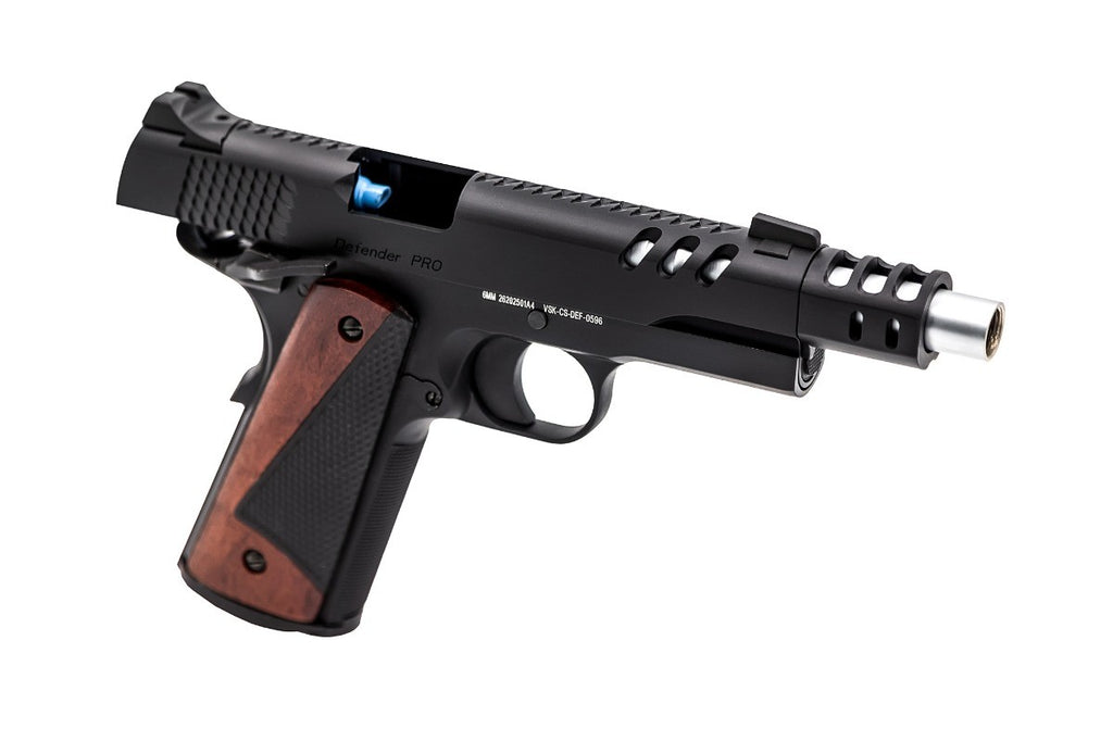 VORSK CS Defender Pro Gas Blowback – Black (Silver Barrel)